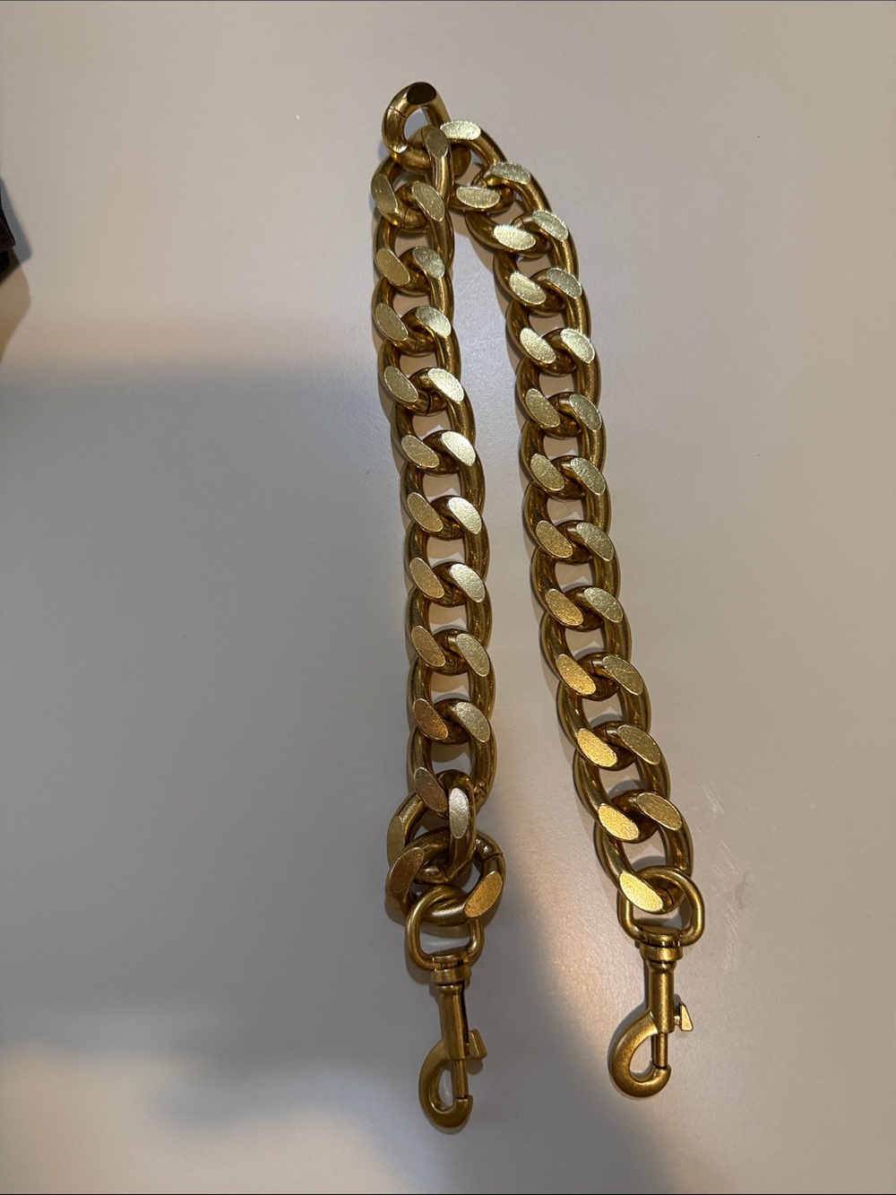 23” Gold Chain Strap for women’s shoulder Bags - Heavy-Link Replacement